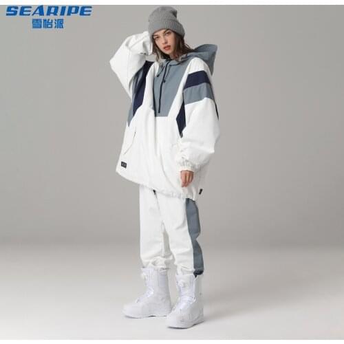Newest Warm Ski Suit Women Men Waterproof Windproof Skiing and Snowboarding Jacket Pants Set Female Outdoor Clothing fleece
