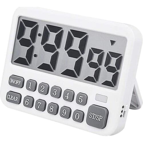 New-Digital Kitchen Timer, Large Display Cooking Timer Cycle Count Up/Down Timer with Digits Directly Input, Loud Alarm