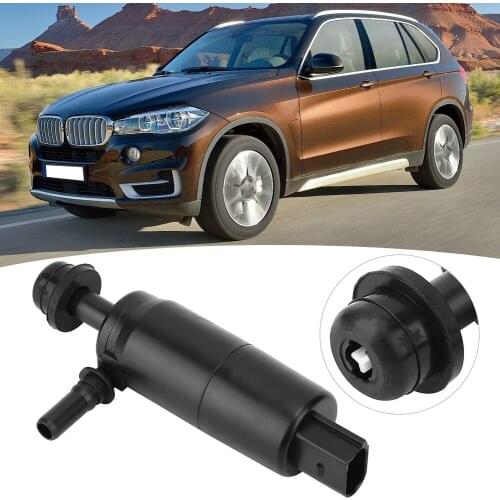 Car Windshield Washer Pump Windscreen Water Spray Motor Replacement 67637340773 Water Jet Motor-Black