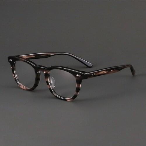 Rockjoy Black Eyeglasses Frames Male Tortoise Glasses Men Women Acetate Full Rim Spectacles for Fashion Optical Reading Myopia