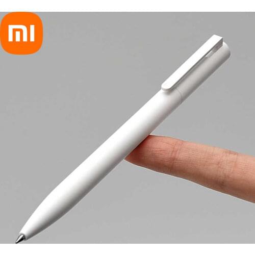 Original Xiaomi Mijia 10Pcs Gel Pens 0.5mm bullet pen White PREMEC Smooth Switzerland Refill MiKuni Japan Ink black Ink