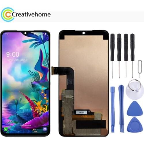 Original LCD Screen and Digitizer Full Assembly with / without Frame for LG G8X ThinQ LMG850EMW LM-G850