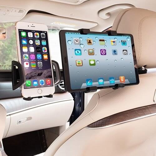 Headrest Car Phone RU Ship Car Back 360° Tablet PC Stands Bracket for Pad Rotating Auto Dual Seat Headrest Mount Holder for iPad