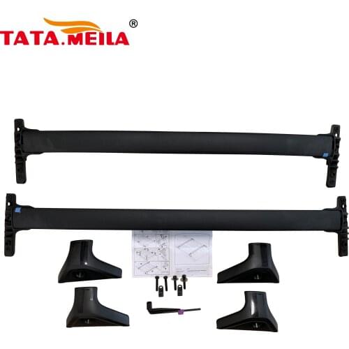 TATA.MEILA Cross Bar Fits For TOYOTA RAV4 2019-2020 With Raised Roof Rail, European Style Aluminum Alloy Roof Bar (2 PCS)