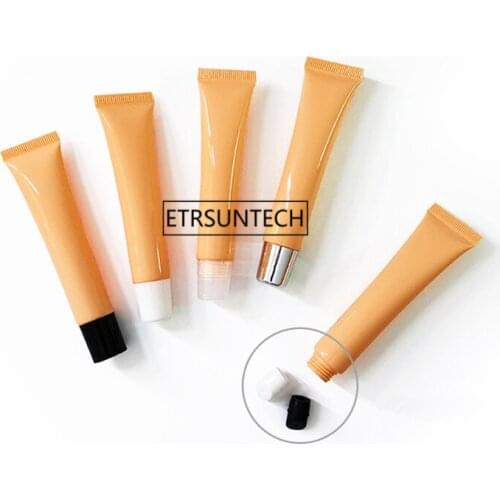 50pcs 20ml Empty Lip Gloss Plumbing Hose Lip Balm Tube Squeeze Bottle Lip Oil Soft Plastic Lip Brilliant Tube F2477