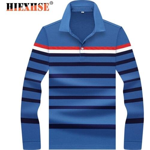 2020 New Autumn Arrival Long Sleeve Polo Shirt Men High Quality Stylish Embroidery Brand Polo Shirts Casual Business Cloth 8701