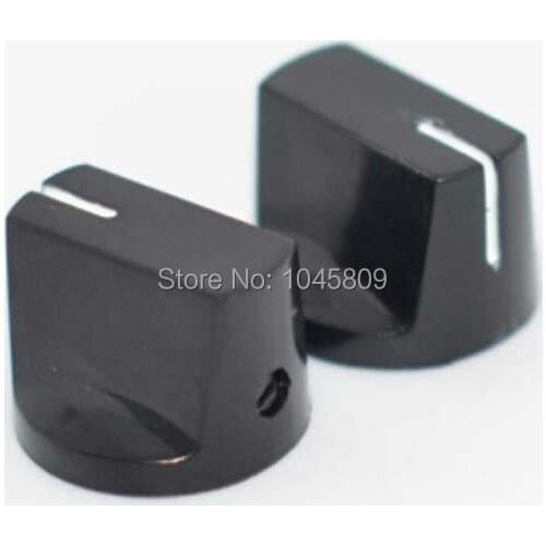 30pcs/Lot Black Davies 1510 Style Guitar Effects Pedal Knob with Set Screw 1/4" for DIY Effects Pedal Projects