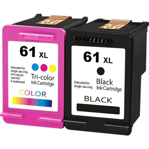 SanSeMei Compatible for hp 61XL Ink Cartridge hp 61 xl for Envy 5530 Deskjet 2540 1050 2050 2510 3050 3054 3000 1000 Printer