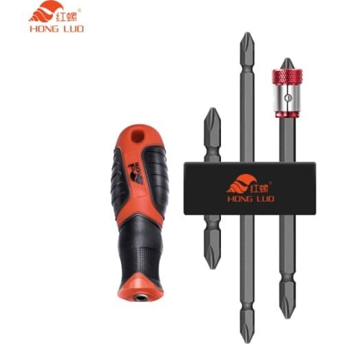 Hexagon Handle Double End Screwdriver Bit Assembly Set S2 Hard Alloy Magnetic Screwdriver Matching Tools Magnetic Electric Screw