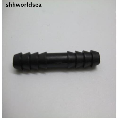 Shhworldsea Free Shipping 500pcs Nylon Black Hose Connector Barbed On Both Ends