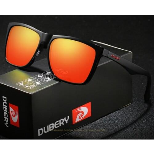 DUBERY Summer Polarized Sunglasses Mens Driver Shades Male Sun Glasses For Men Clear 2020 Luxury Brand Designer Oculos d150