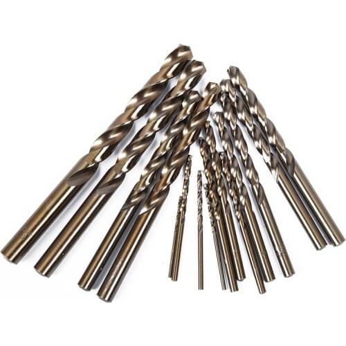 25pcs M35 1.0-13mm Cobalt Drill Bit Set High Speed Steel HSS-CO Twist Drills Bit For Metal Wood Working Power Combination Tools