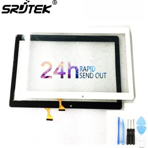 SRJTEK New For 10.1'' Inch Tablet Capacitive touch screen For BQ-1057L Passion BQ 1057L panel Digitizer Sensor Replacement