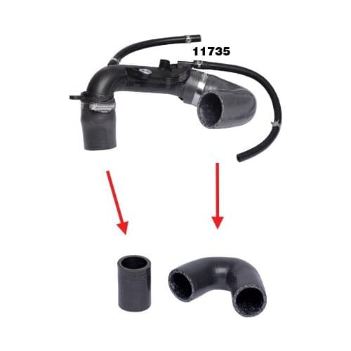 TURBO PIPE HOSE 3 LAYERS POLYESTER HAS BEEN USED 8200770644 8200248529 8200248814