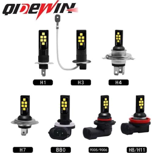 Highlight high-power front fog lamp cob H7 80W fog lamp H4 H11 9006 headlamp