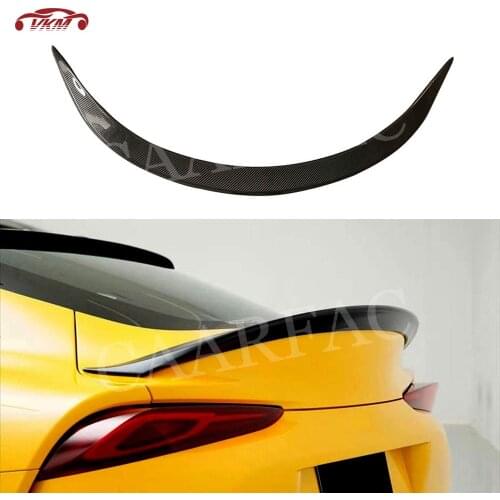 Carbon Fiber Material Rear Boot Spoiler Duck Spoiler Accessorise For Toyota Supra A Style 2019 2020 Auto Car Styling