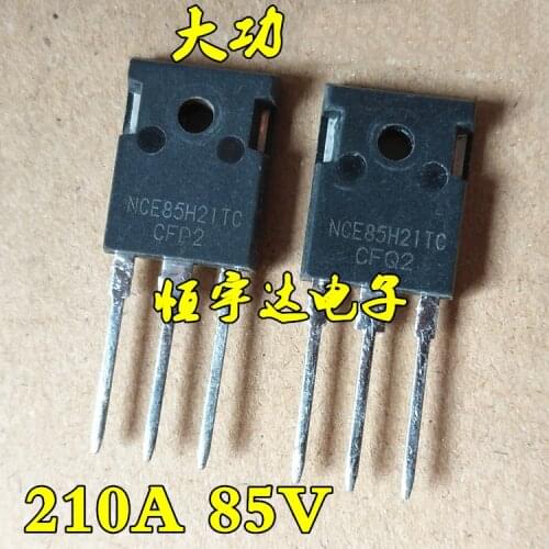 10PCS NCE85H21TC NCE85H21T Large chip high power 210A 85V 330W instead of IRFP2907 TO-247