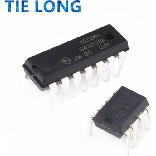 10PCS NE556N NE555P DIP-8 DIP14 NE556 DIP 556N DIP-14 new and original IC