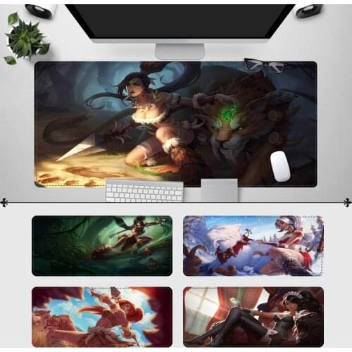 30x90cm League of Legends Nidalee Mouse Pad PC Laptop Gamer Mousepad Anime Antislip Mat Keyboard Desk Mat For Overwatch/CS GO