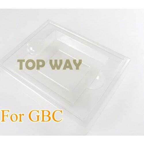50pcs JP Version White Clear Plastic Cardboard Cartridge Cases Boxes Insert Inner Tray Inlay for Gameboy & Gameboy Color GBC