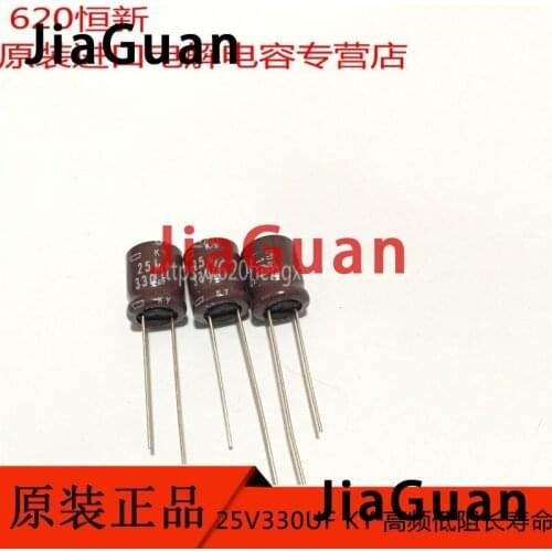 50pcs NEW CHEMI-CON NIPPON KY 25V330UF 10x12.5MM 330uf/25v electrolytic Capacitor 330UF 25V NCC ky 25v330uf