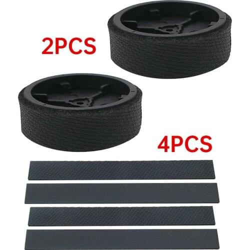 6Pcs/Lot 2pcs Wheels and 4Pcs Tire Skin For IRobot Braava 380T 320 321 For Mint Plus 5200C For Mopping Robot parts Accessories