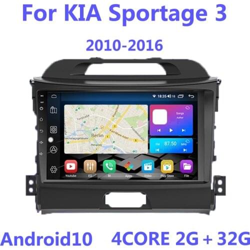 Android 10.0 For Kia Sportage 3 SL 2010 - 2016 Car Radio Multimedia Video Player Navigation GPS Android No 2din 2 din dvd