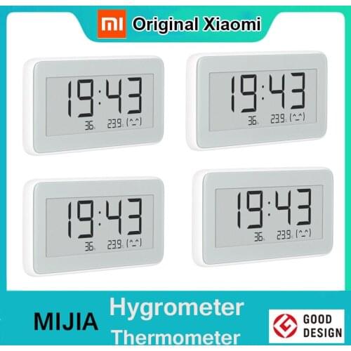 Xiaomi Mijia BT4.0 Wireless Smart Electric Digital clock Indoor Hygrometer Thermometer E-ink Temperature Measuring Tools