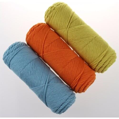 Cynthia 10pcs 1000g Natural milk cotton thick yarn for knitting crochet hand knitting yarn cotton yarn
