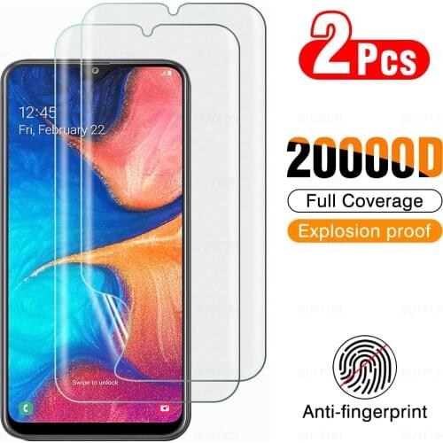 2Pcs Matte Hydrogel Protector Film For Samsung Galaxy A20 A30 On Samsun A 30 20 Samsun20 30A Phone Screen Full Cover Not Glass