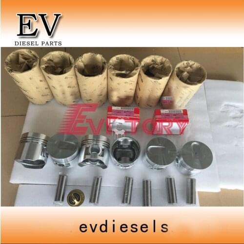 Engine overhaul kit S6S piston+piston ring+cylinder liner+gasket kit+main bearing+con rod bearing +valve kit