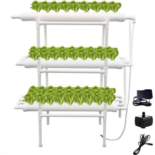 Hydroponics system kit soilless culture equipment family balcony tube planter automatic circulation outdoor flower rack planting