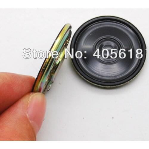 10pcs 0.5W 8Ohm Magentic Type Round Metal Shell Micro Speaker Horn D30mmxH5mm