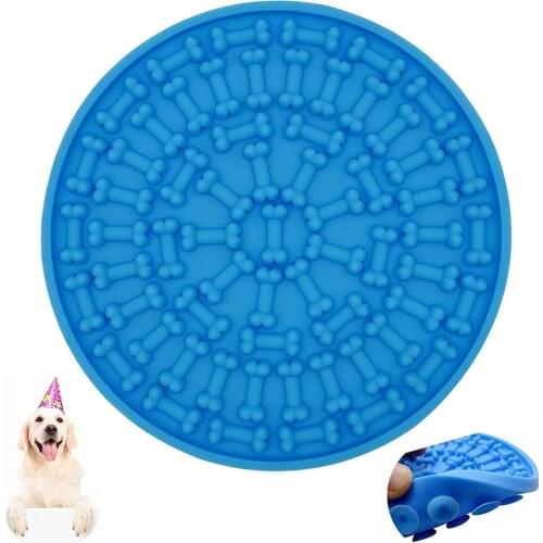 Multifunctional suction cup wall soft non-toxic easy to clean bath pet licking pad beauty scattered feeding anti-skid