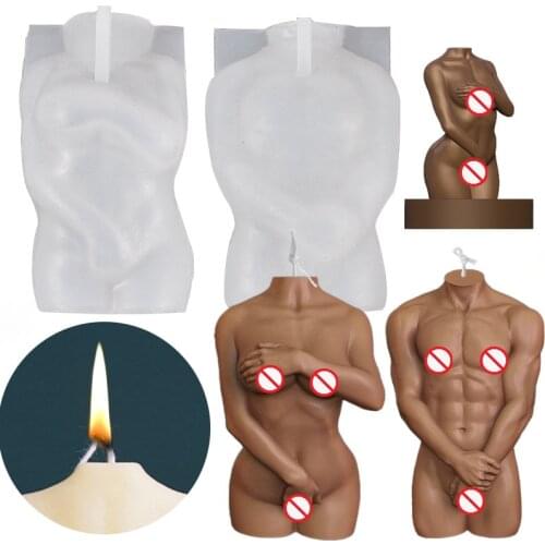 Candle Mold Creative Silicone David Perfume Candle Mold Fragrance Candle Making Wax Mould Plaster chocolate soap mold cake mold