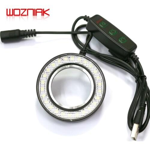 Latest Microscope Ring Lamp High-Quality 7500k Super White Lamp Beads Microscope lighting Persistent USB LCD Light