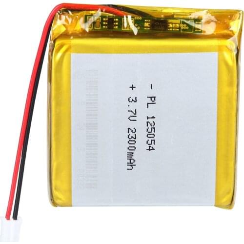YDL 3.7V 2300mAh 125054 Rechargeable Lipo Battery with JST Connector