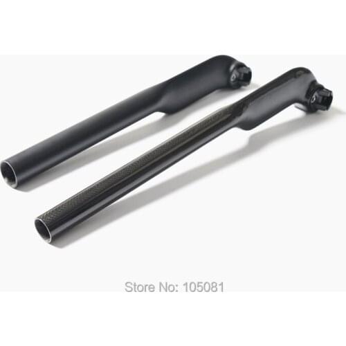 Newest mountain bicycle 3K full carbon seatposts lightest carbon bike seatpost 5&20 degrees 27.2/30.8/31.6*350/400mm Free ship