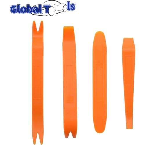 4pcs Car Audio Removal Open Installer Pry Tool for Vehicle Audio Removal Pry Tool Auto Door Clip Panel Trim Removal Tool