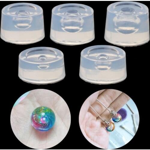 Transparent Silicone Mould Resin Universe Ball Epoxy Resin Molds Jewelry Making Drop Shipping