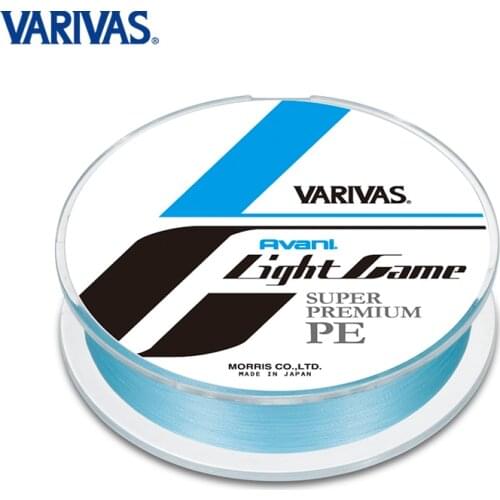 VARIVAS AVANI LIGHT GAME SUPER PREMIUM PE X4 #0.2(5lb) #0.3(6.5lb) #0.4(8.5lb) - 150m