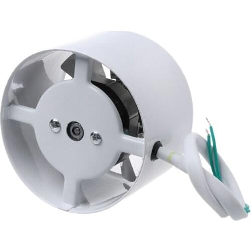 Duct Booster Vent Fan Cooling Exhaust Exhaust Ventilation Blower Impeller Blades