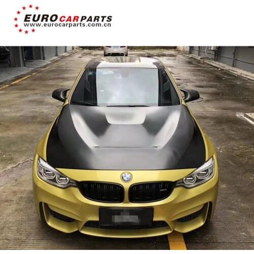 High quality F80 F82 M3 M4 Aluminium alloy hood scoop for F80 F82 M3 M4 bonnet Aluminum alloy engine cover