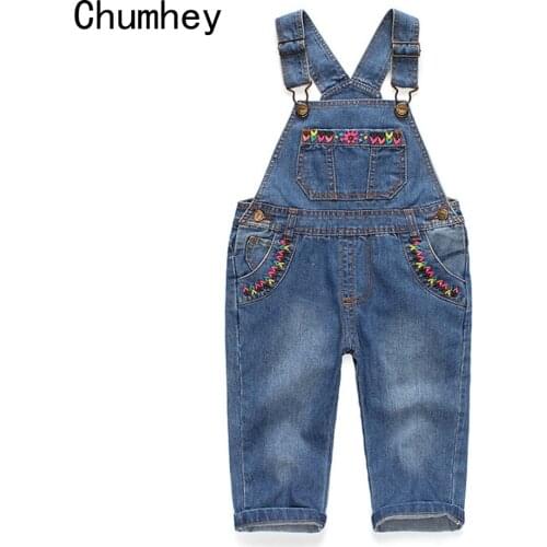 Spring Baby Rompers Loose Jeans Bib Overalls Girls Boys Denim Jumpsuit Clothing Cowboy Toddler Clothes Bebe Suspender Trousers