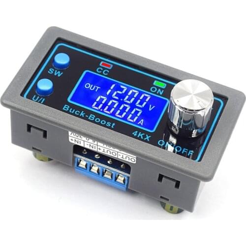 ZK-4KX CNC DC DC Buck Boost Converter CC CV 0.5-30V 4A Power Module Adjustable Regulated power supply For Solar Battery Charging