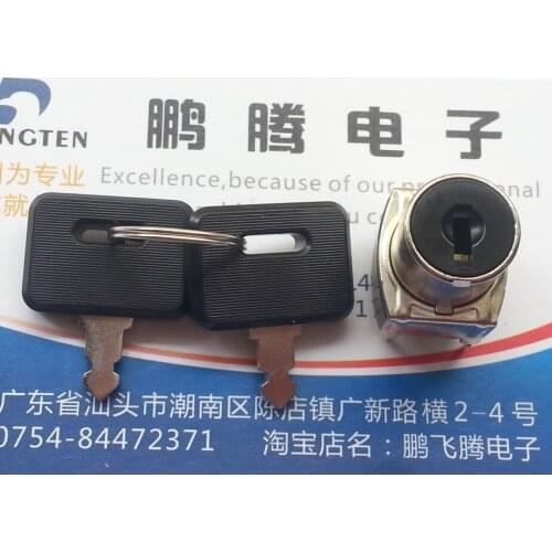1PCS Original Japan NKK SK-14EBKB4 key switch key lock switch with key 0.4VA 28V 12mm