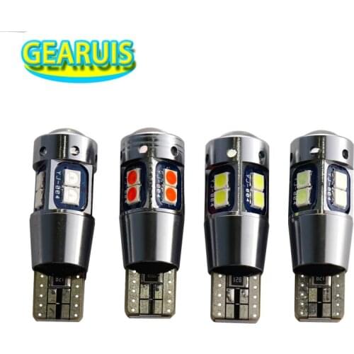 10X W5W T10 Canbus LED Light 10 smd 3030 LED 0.22A Car No Electrode Clearance Lamp Reading Bulb Parking 194 LED Truck 12V - 28V
