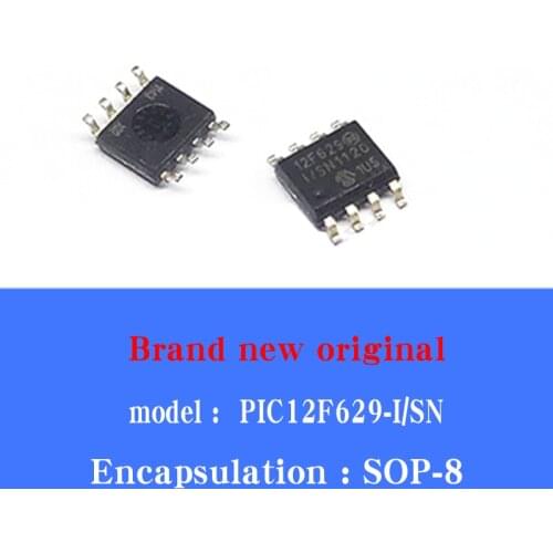 10/pcs Lot New imported PIC12F629 PIC12F629-I SN 12F629 SMD SOP8 MCU