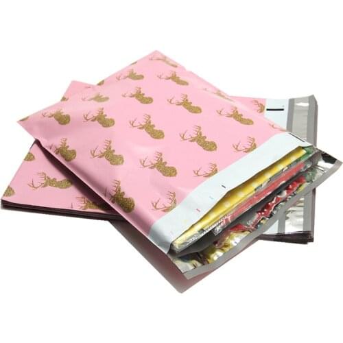 50Pcs Courier Bag Express Envelope Storage Bags Poly Mail Bag Mailing Bags Self Adhesive Seal Plastic Packaging Pouches 26x37cm