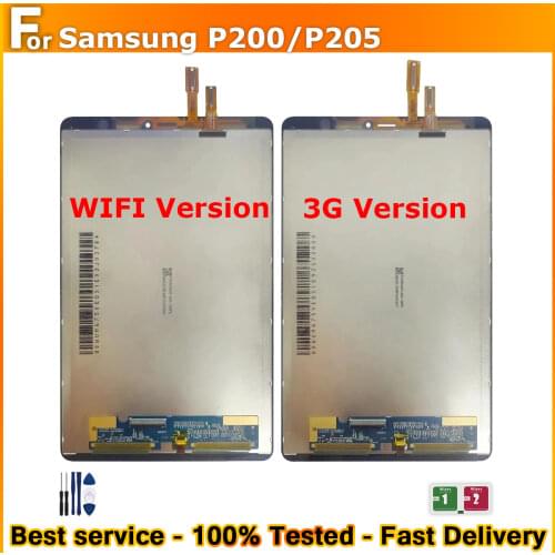 100% New Original Samsung Galaxy Tab Tab A 8.0 2019 P200(Wi-Fi) P205(3G) SM-P200 SM-P205 LCD monitor assembly replacement